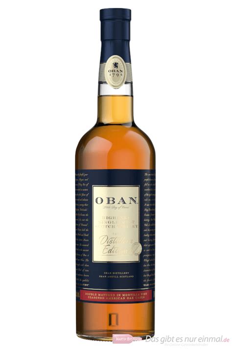 oban distillers edition single malt.